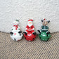 Festive Ringers: Christmas Tree Bell Ornaments (Set of 3)