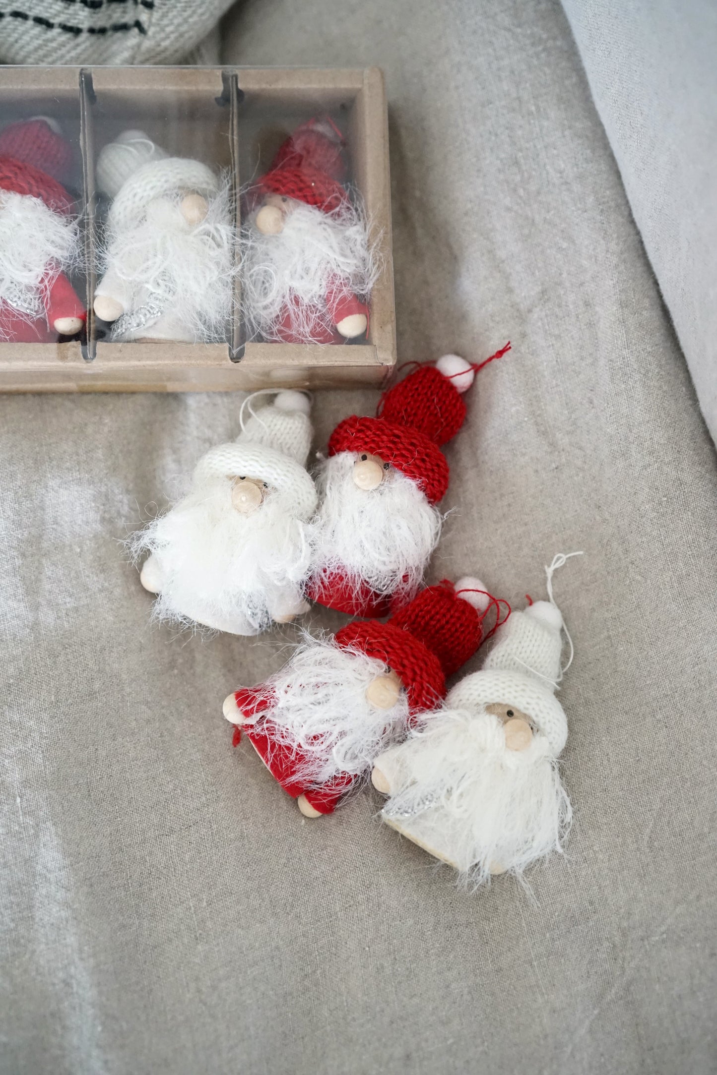 Charming Santa Ornament Set (Set of 4)