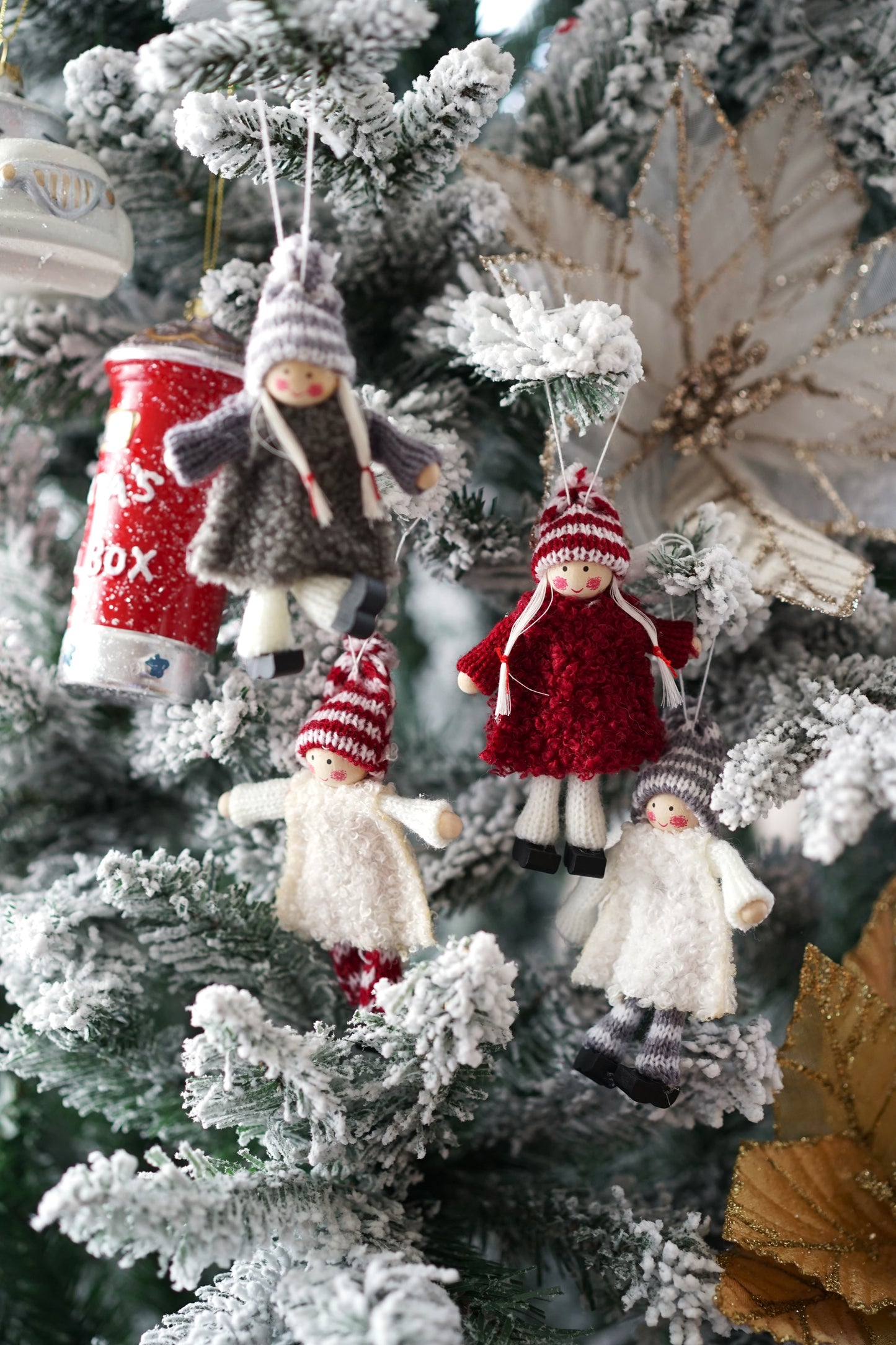 Enchanting Christmas Doll Ornaments