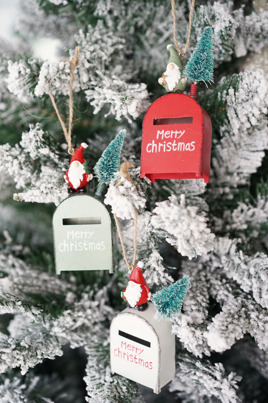 Yuletide Mailbox Ornaments: A Festive Delivery (Set of 3)