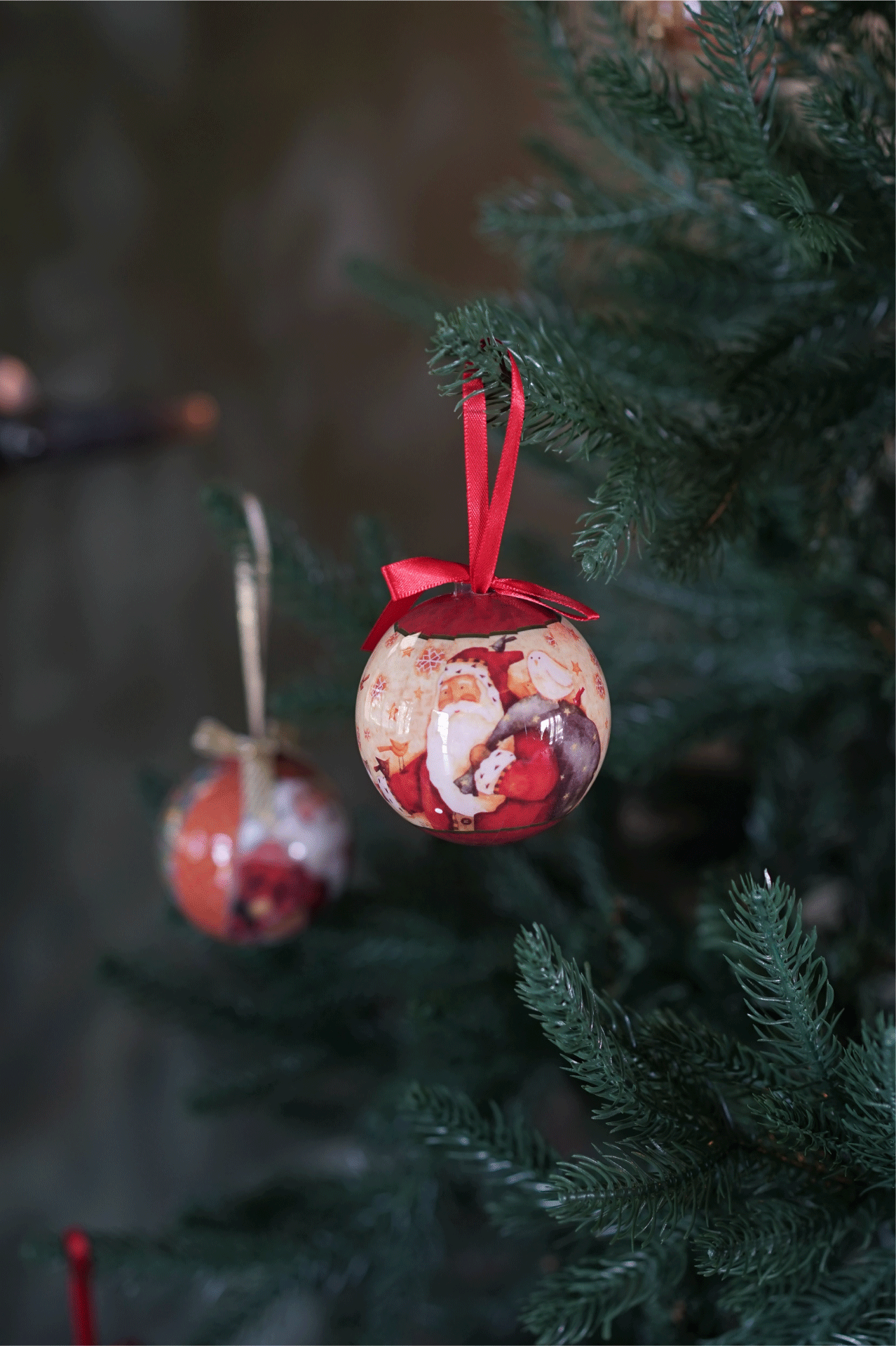 The Santa & Pigeon Bauble